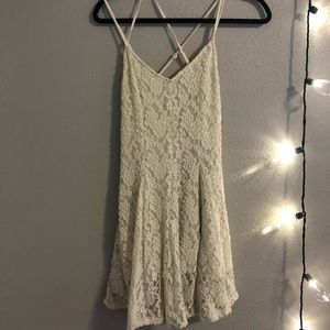AEO Lace Cross-Back Dress